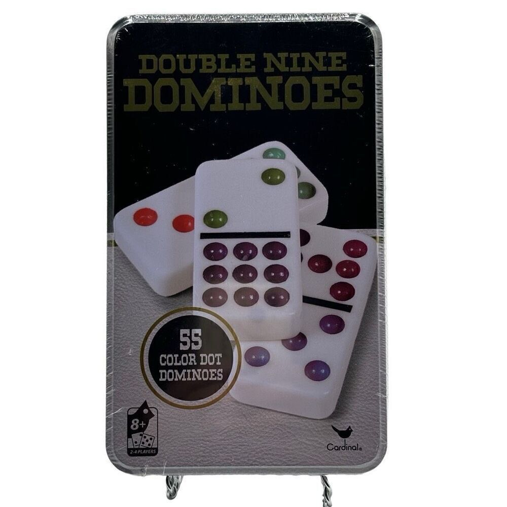 Cardinal Classics‎ Double Nine Dominoes Set in Collectible Storage Tin